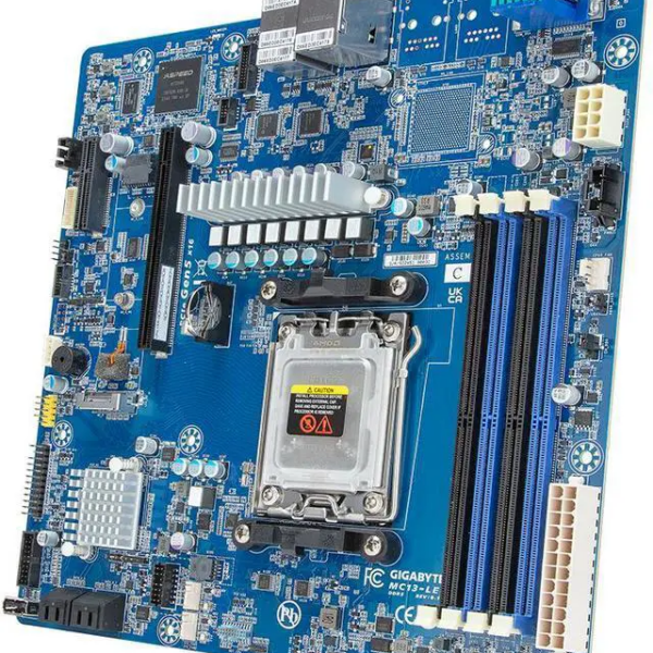 GIGABYTE MC13-LE0 Motherboard - AMD EPYC™ 4005/4004 & Ryzen™ 9000/7000 - microATX UP 1Gb/s LAN - Pappy Mall
