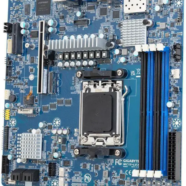 GIGABYTE MC13-LE3 Motherboard - AMD EPYC™ 4005/4004 & Ryzen™ 9000/7000 - microATX UP 25Gb/s + 1Gb/s LAN - Pappy Mall