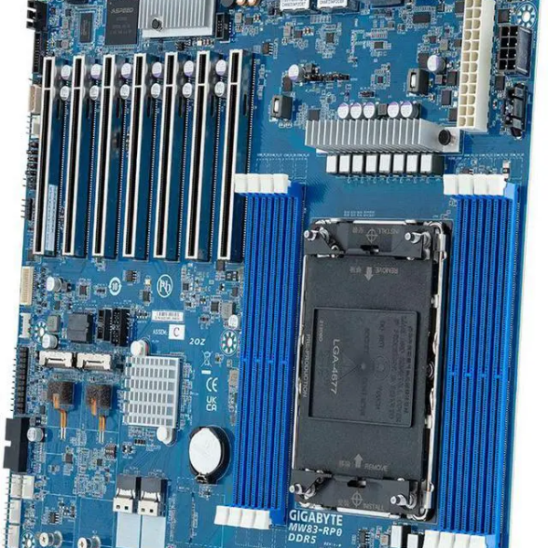 Gigabyte MW83-RP0 Intel® Xeon® W Workstation Board, Single processor, LGA 4677, Intel® W790 Chipset, 8-Channel DDR5 RDIMM/3DS-RDIMM, 8 x DIMMs, - Pappy Mall