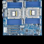 GIGABYTE MZ73-LM0 Rev. 3.x Motherboard - AMD EPYC™ 9005/9004 - E-ATX DP PCIe Gen5 cTDP 400W - Pappy Mall