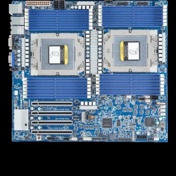 GIGABYTE MZ73-LM0 Rev. 3.x Motherboard - AMD EPYC™ 9005/9004 - E-ATX DP PCIe Gen5 cTDP 400W - Pappy Mall