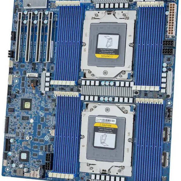 GIGABYTE MZ73-LM1 Motherboard - AMD EPYC™ 9005/9004 - E-ATX DP PCIe Gen4 cTDP 400W - Pappy Mall