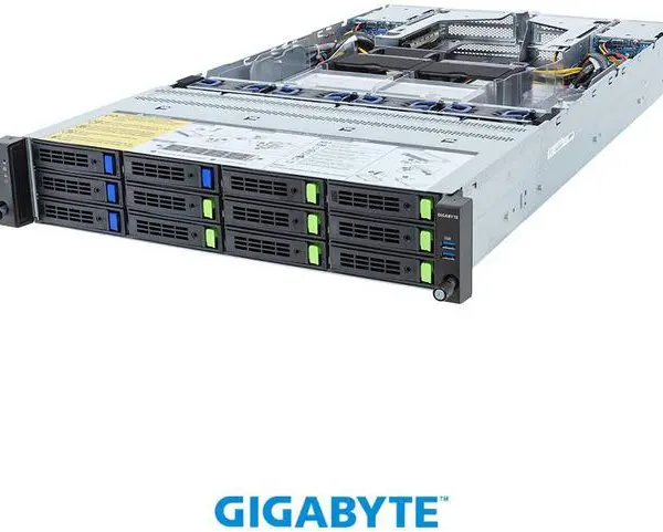 GIGABYTE R283-Z97-AAF1 Rack Server - AMD EPYC™ 9005/9004 - 2U DP 12+4-Bay Gen5 NVMe/SATA/SAS-4 2400W - Pappy Mall