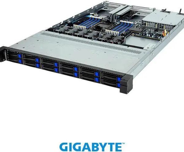 GTGABYTE 4th Gen Intel® Xeon® Scalable Server System - 1U UP 12-Bay SATA/SAS - R163-S32-AAB1 - Pappy Mall