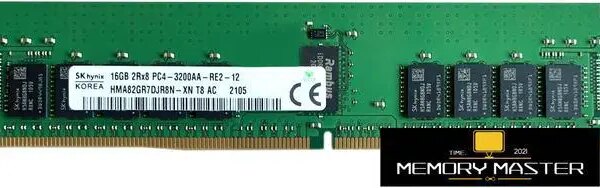HMA82GR7DJR8N-XN Hynix 16GB(1X16GB) DDR4-25600 2Rx8 EEC PC4-3200AA Server Memory - Pappy Mall