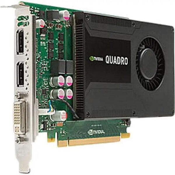 HP Quadro K2000 C2J93AT 2GB 128-bit GDDR5 PCI Express 2.0 x16 Plug-in Card Graphics Card - Pappy Mall