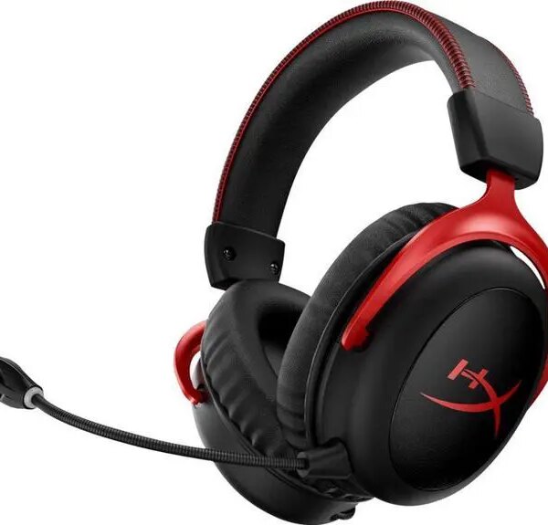 HyperX - Cloud II Wireless 7.1 Surround Sound Gaming Headset for PC and Playstation - Black/Red - Pappy Mall