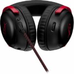 HyperX Cloud III – Wired Gaming Headset, PC, PS5, Xbox Series X|S, Angled 53mm Drivers, DTS Spatial Audio, Memory Foam, Durable Frame, Ultra-Clear - Pappy Mall