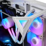 iBUYPOWER Element 9 White Gaming PC Desktop - AMD Ryzen 7 7800X3D - NVIDIA GeForce RTX 5070Ti 16GB - 32GB DDR5 RGB - 1TB NVMe SSD - EWA7N57T01 - Pappy Mall