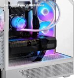 iBUYPOWER Element 9 White Gaming PC Desktop - AMD Ryzen 7 7800X3D - NVIDIA GeForce RTX 5070Ti 16GB - 32GB DDR5 RGB - 1TB NVMe SSD - EWA7N57T01 - Pappy Mall