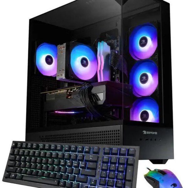 iBUYPOWER Element Gaming PC Desktop - AMD Ryzen 7 8700F, NVIDIA GeForce RTX 5060 8GB, 32GB DDR5 RGB RAM, 1TB NVMe SSD - Pappy Mall
