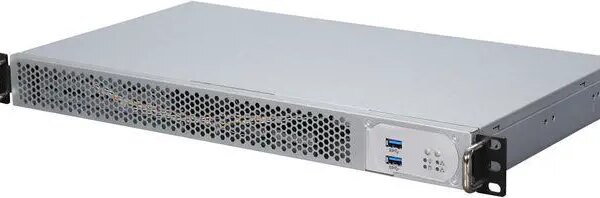 In Win IW-RF100S-S265 1U Short-depth Rackmount Server Chassis with Single 265W Power Supply, with Front or Rear I/O Access - Pappy Mall