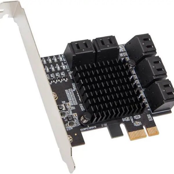IO Crest 10 Port SATA III to PCIe 3.0 x1 NON-RAID Expansion Card SYPEX40167 - Pappy Mall