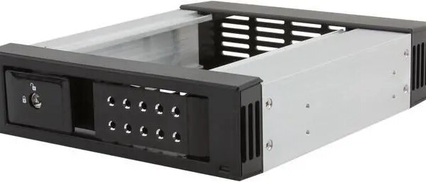 iStarUSA BPN-DE110SS-BLACK Trayless 5.25" to 3.5" SATA SAS 6 Gbps HDD Hot-swap Rack - Pappy Mall