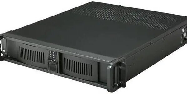 iStarUSA D-200 Black 2U Rackmount Compact Stylish Chassis - Black Bezel - Pappy Mall