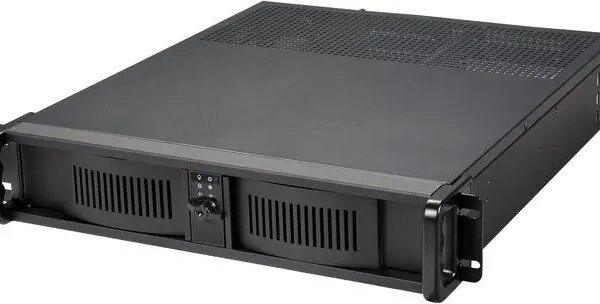 iStarUSA D-200-FS Black 2U Rackmount Compact Stylish Chassis - Pappy Mall