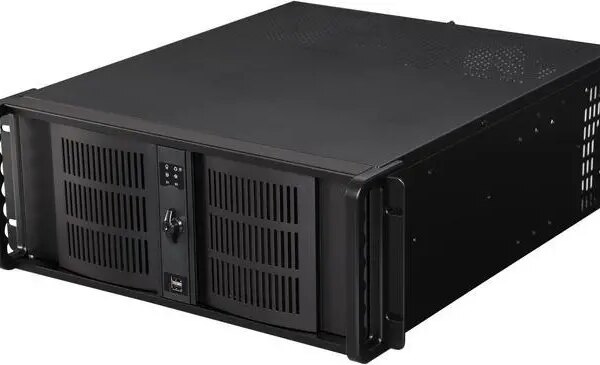 iStarUSA D-400-6 Black 4U Rackmount Compact Stylish Chassis - Pappy Mall