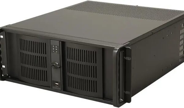 iStarUSA D-400-6-Black Black 4U Rackmount Compact Stylish Server Chassis - Pappy Mall