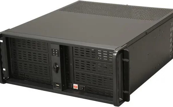 iStarUSA D-400-6-ND Black 4U Rackmount Compact Stylish Chassis - Pappy Mall