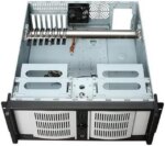 iStarUSA D-400-6-SILVER 4U Rackmount Compact Stylish Server Chassis - OEM - Pappy Mall