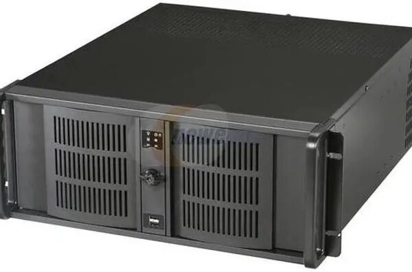 iStarUSA D-400 Black 4U Rackmount Compact Stylish Chassis - Black Bezel - Pappy Mall