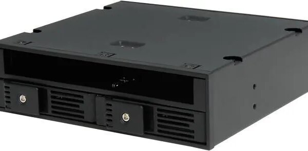 iStarUSA T-5K225T-SA 5.25" to Slim ODD and 2x2.5" SATA 6Gb/s Trayless Hot-Swap Cage - Pappy Mall
