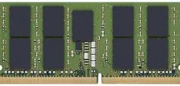 Kingston 32GB DDR4 SDRAM Memory Module - For Mobile Workstation - 32 GB - DDR4-3200/PC4-25600 DDR4 SDRAM - 3200 MHz Dual-rank Memory - CL22-1.20 V- ECC - Unbuffered - 260-pin...