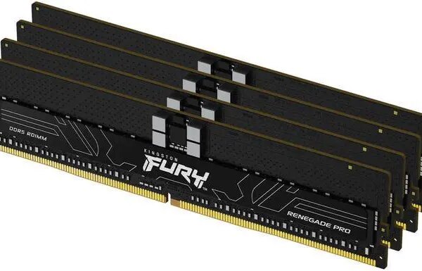 Kingston FURY Renegade Pro 128GB (4 x 32GB) DDR5 SDRAM Memory Kit - For Desktop PC, Workstation - 128 GB (4 x 32GB) - DDR5-5600/PC5-44800 DDR5 SDRAM - Pappy Mall