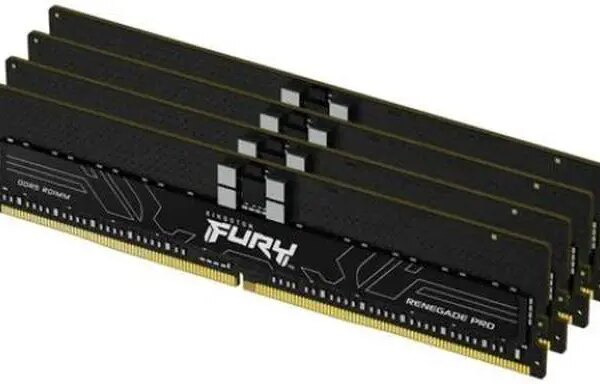 Kingston FURY Renegade Pro 64GB (4 x 16GB) DDR5 SDRAM Memory Kit - 64 GB (4 x 16GB) - DDR5-6400/PC5-51200 DDR5 SDRAM - 6400 MHz Single-rank Memory - Pappy Mall