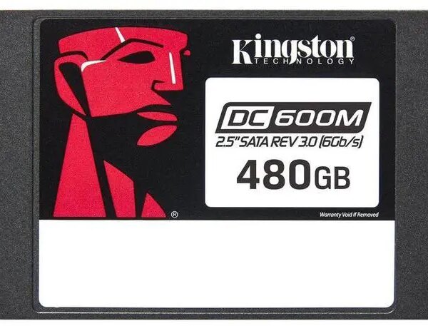 Kingston SEDC600M/480G DC600M 480 GB Solid State Drive - 2.5" Internal - SATA (SATA/600) - Mixed Use - Server Device Supported - 1 DWPD - 876 TB TBW - Pappy Mall