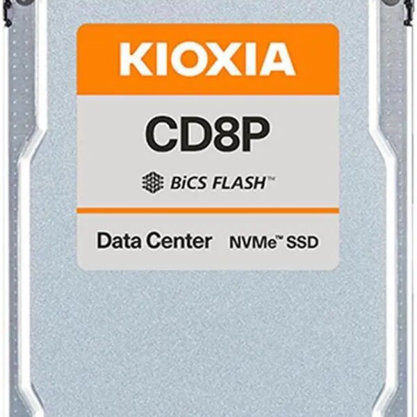 Kioxia KCD8XPUG7T68 CD8P-R Data Center & Read Intensive SSD 7.68TB 2.5" U.2/U.3 15mm PCIe 5 x 4 NVMe 3D TLC 1DWPD - Pappy Mall