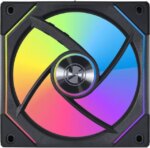LIAN LI UNI FAN SL INFINITY 120 RGB BLACK 3 PCS PACK -UF-SLIN120-3B ( L Connect 3.0 Controller included) - Pappy Mall