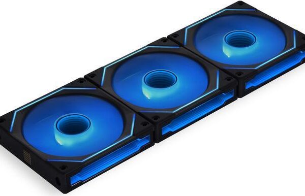 LIAN LI UNI FAN SL INFINITY 120 RGB BLACK 3 PCS PACK -UF-SLIN120-3B ( L Connect 3.0 Controller included) - Pappy Mall