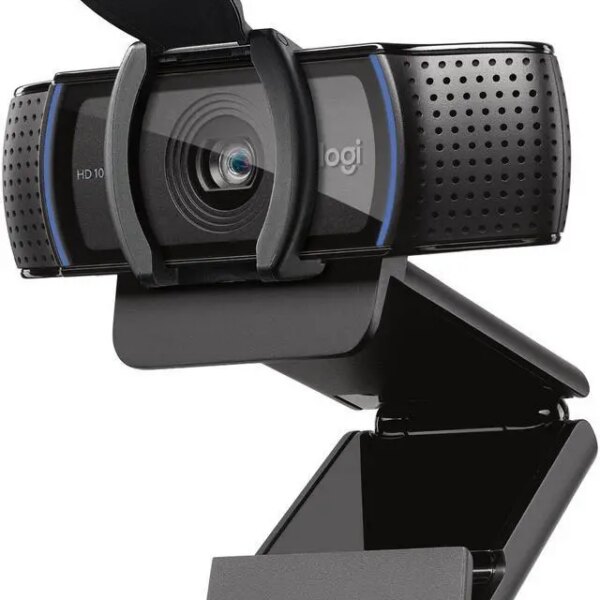 Logitech C920s HD Pro Webcam, Full HD 1080p/30fps Video Calling, Clear Stereo Audio, HD Light Correction, Works with Skype, Zoom, FaceTime, Hangouts, - Pappy Mall