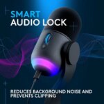 Logitech G Yeti GX Dynamic RGB Gaming Microphone with LIGHTSYNC, USB Mic for Streaming, Supercardioid, USB Plug and Play for PC/Mac - Black - Pappy Mall