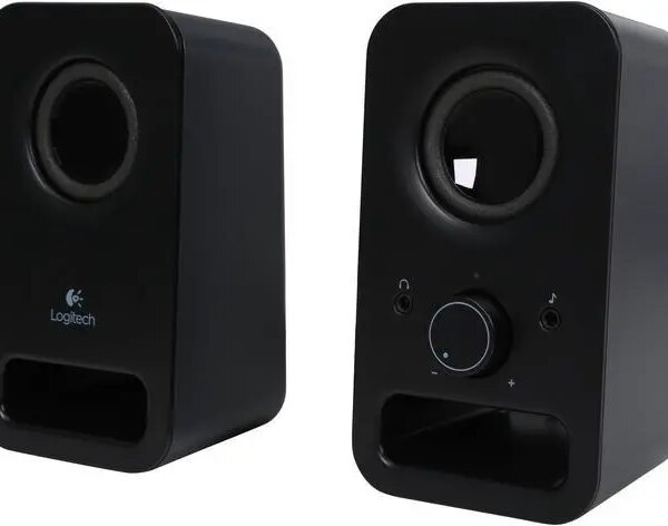Logitech Multimedia Speakers Z150 with Stereo Sound for Multiple Devices, Black - Pappy Mall