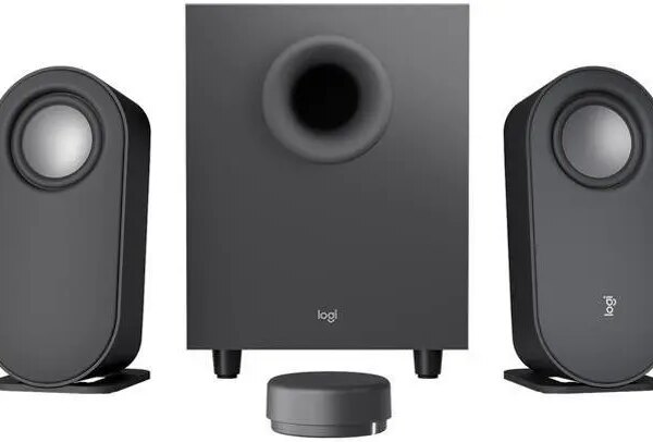 Logitech Z407 Bluetooth Computer Speakers with Subwoofer and Wireless Control, Immersive Sound, Premium Audio with Multiple Inputs, USB Speakers - Pappy Mall