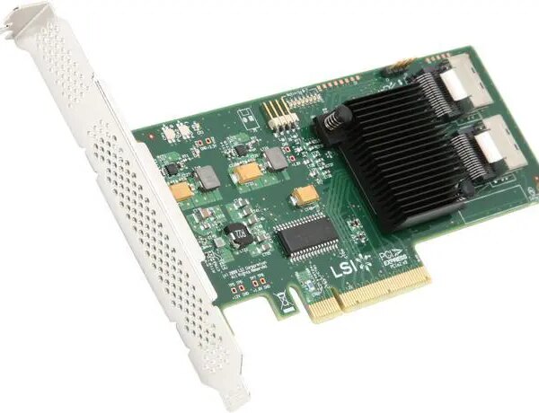 LSI LSI00194 PCI-Express 2.0 x8 SATA / SAS 9211-8i Controller Card (Single Pack) - Pappy Mall