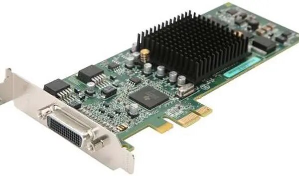 Matrox G550 G55-MDDE32LPDF 32MB PCI Express x1 Low Profile Graphics Card - Pappy Mall