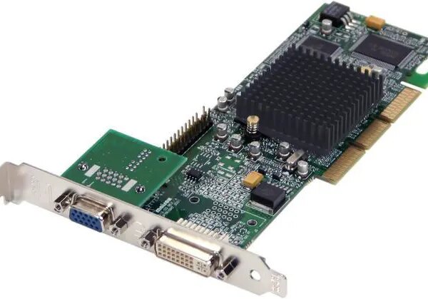 Matrox G550 G55+MDHA32DR 32MB 64-bit DDR AGP 4X/8X Graphics Card - Pappy Mall