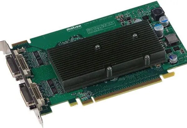 Matrox M9125 M9125-E512F 512MB GDDR2 PCI Express x16 Graphics Card - Pappy Mall