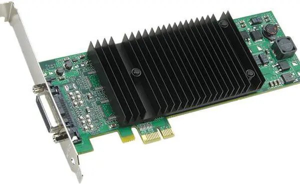 Matrox Millennium P690 P69-MDDE128LA1F 128MB GDDR2 PCI Express x1 Low Profile Graphics Card - Pappy Mall