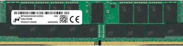 Micron 16GB Server Workstation Memory - DDR4 3200 - ECC Parity - Registered - 2Rx8 - CL22 - 1.2V - Pappy Mall