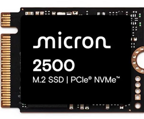 Micron SSD 2500 PCIe Gen4 NVMe SSD QLC NAND 1TB M.2 2230 MTFDKBK1T0QGN-1BN1AABYYR - Pappy Mall