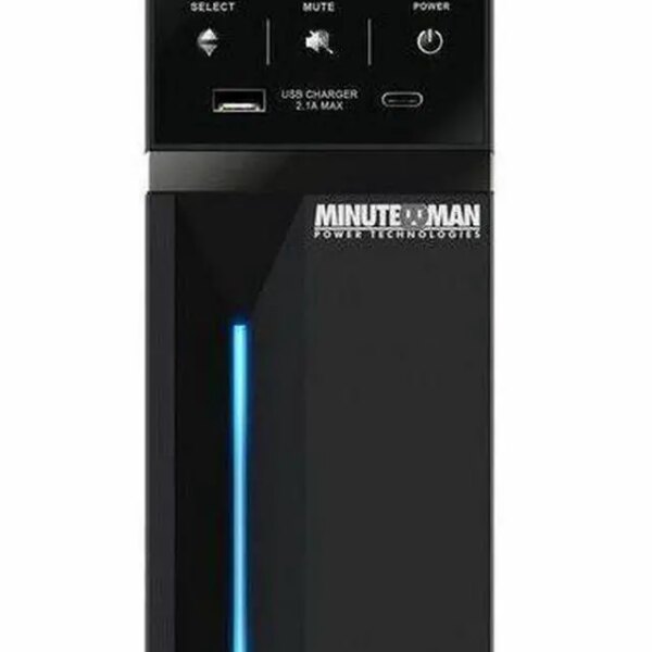 Minuteman ETR1500LGU 1500VA/900 Watts, 120 VAC, (5) NEMA 5-15 On-battery receptacles, (5) NEMA 5-15 Surge-only receptacles, 6-foot power cord with - Pappy Mall