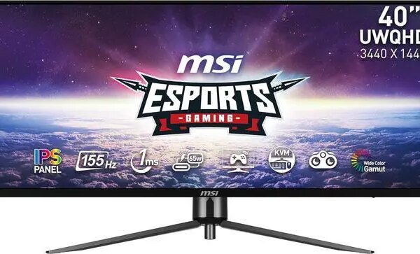MSI 40" 155 Hz IPS UWQHD IPS Gaming Monitor FreeSync Premium (AMD Adaptive Sync) 3440 x 1440 (2K) MAG401QR - Pappy Mall