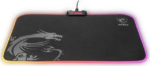 MSI AGILITY GD60 (RGB) Mouse Pad, 15" x 11", Micro-Textile Surface, Natural Rubber Base - Pappy Mall