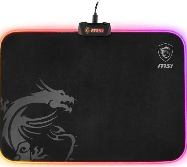 MSI AGILITY GD60 (RGB) Mouse Pad, 15" x 11", Micro-Textile Surface, Natural Rubber Base - Pappy Mall