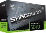 MSI SHADOW GeForce RTX 5070 Graphics Card RTX 5070 12G SHADOW 3X OC - Pappy Mall