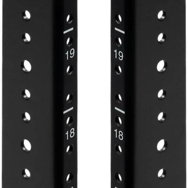 NavePoint 20U Vertical Rack Rail Pair DIY Kit with Hardware - Pappy Mall